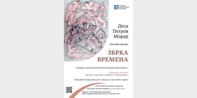 Отварање изложбе цртежа „Збрка времена“ Десе Петров Морар
